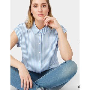 Tom Tailor Short Sleeve Stripe Blouse